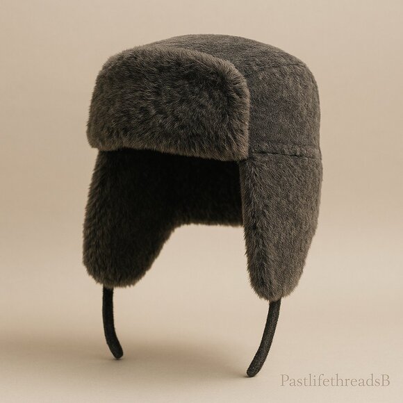 ✨ Dockers Luxe Faux Fur Trapper Hat – Quilted Warmth & Classic Style